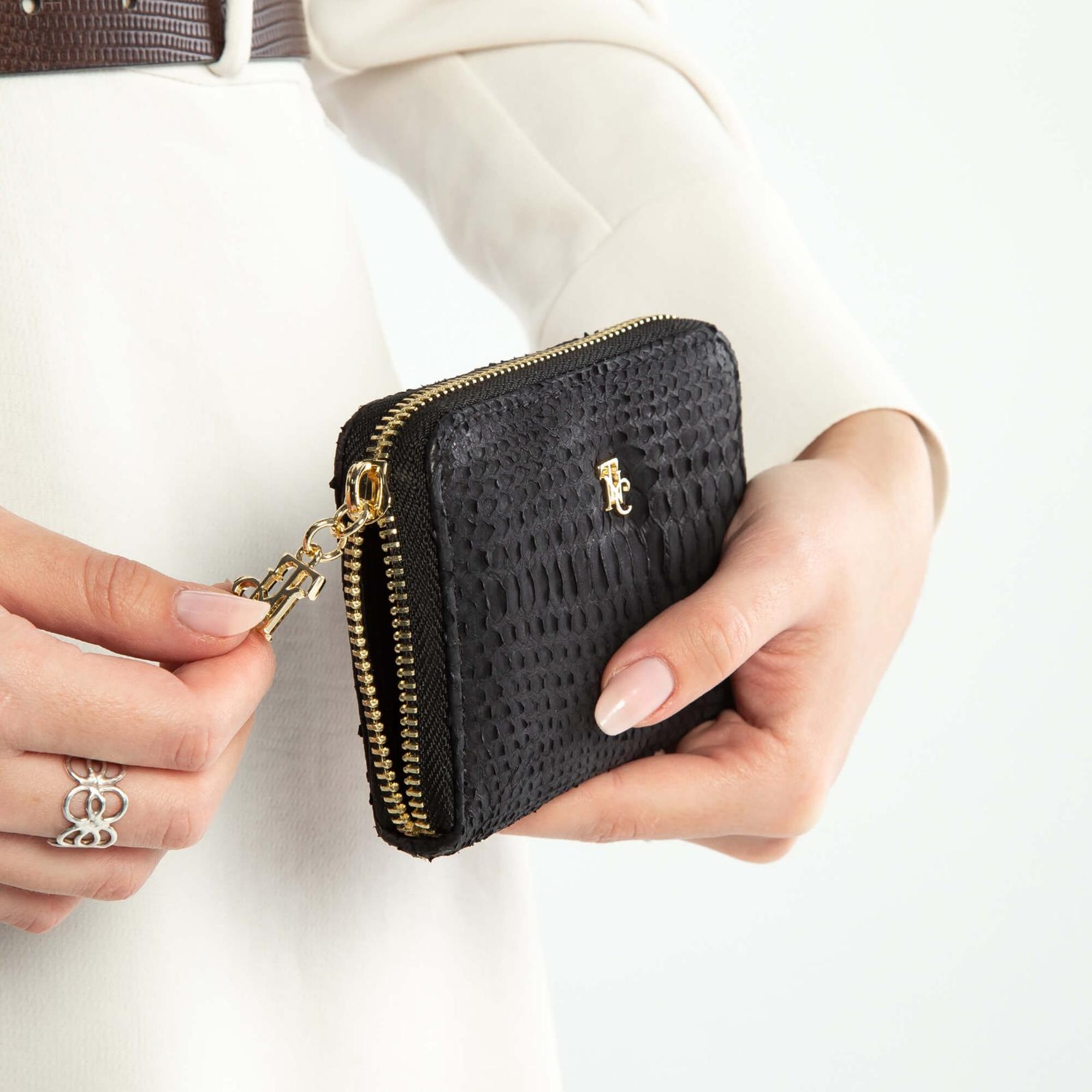 Tamer Tanca Kadın Hakiki Deri Siyah Günlük Cuzdan