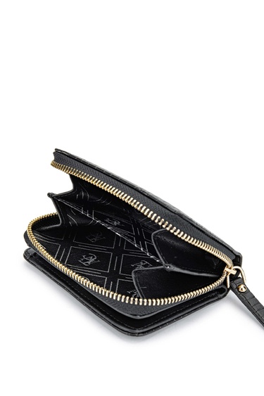  Tamer Tanca Kadın Vegan Siyah Cüzdan