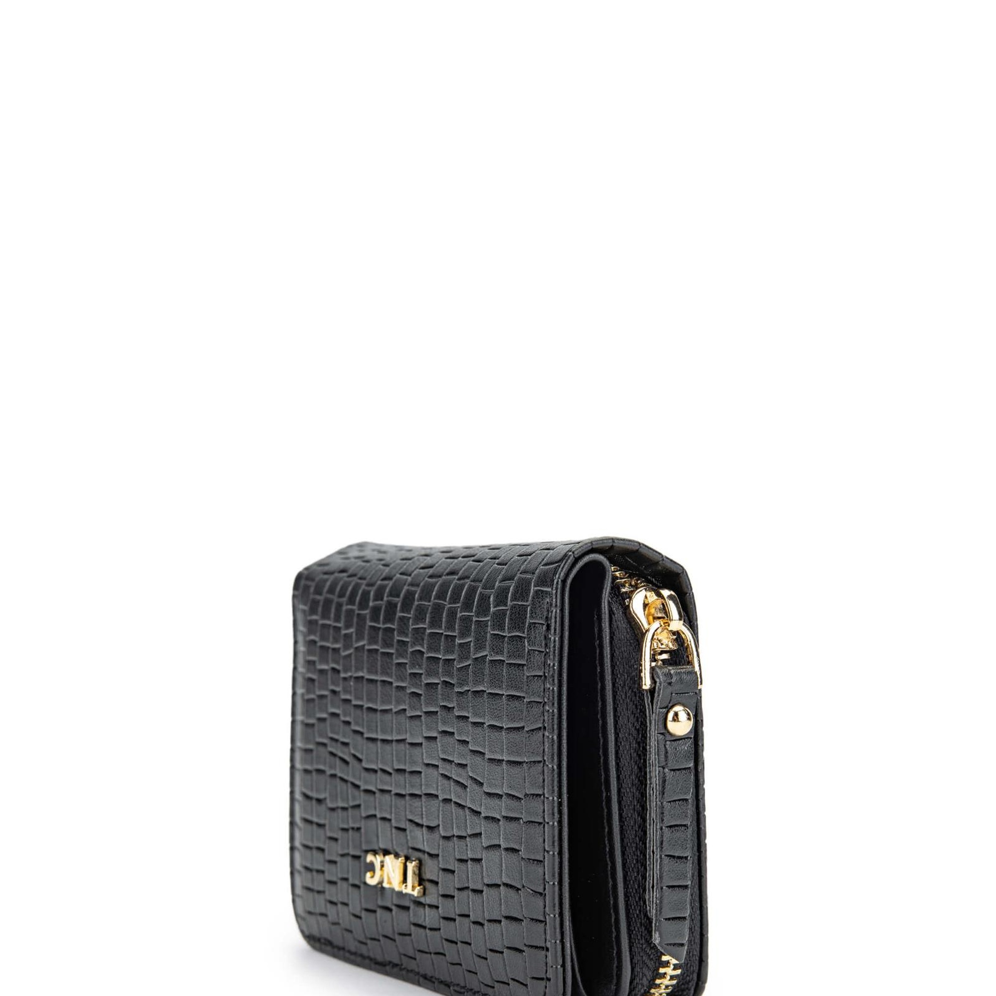 Tamer Tanca Kadın Vegan Siyah Cüzdan