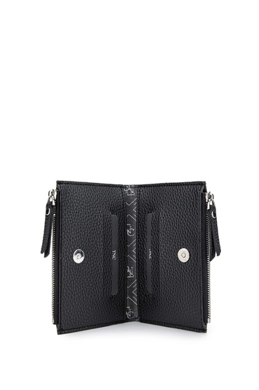  Tamer Tanca Kadın Vegan Siyah Cüzdan Cuzdan