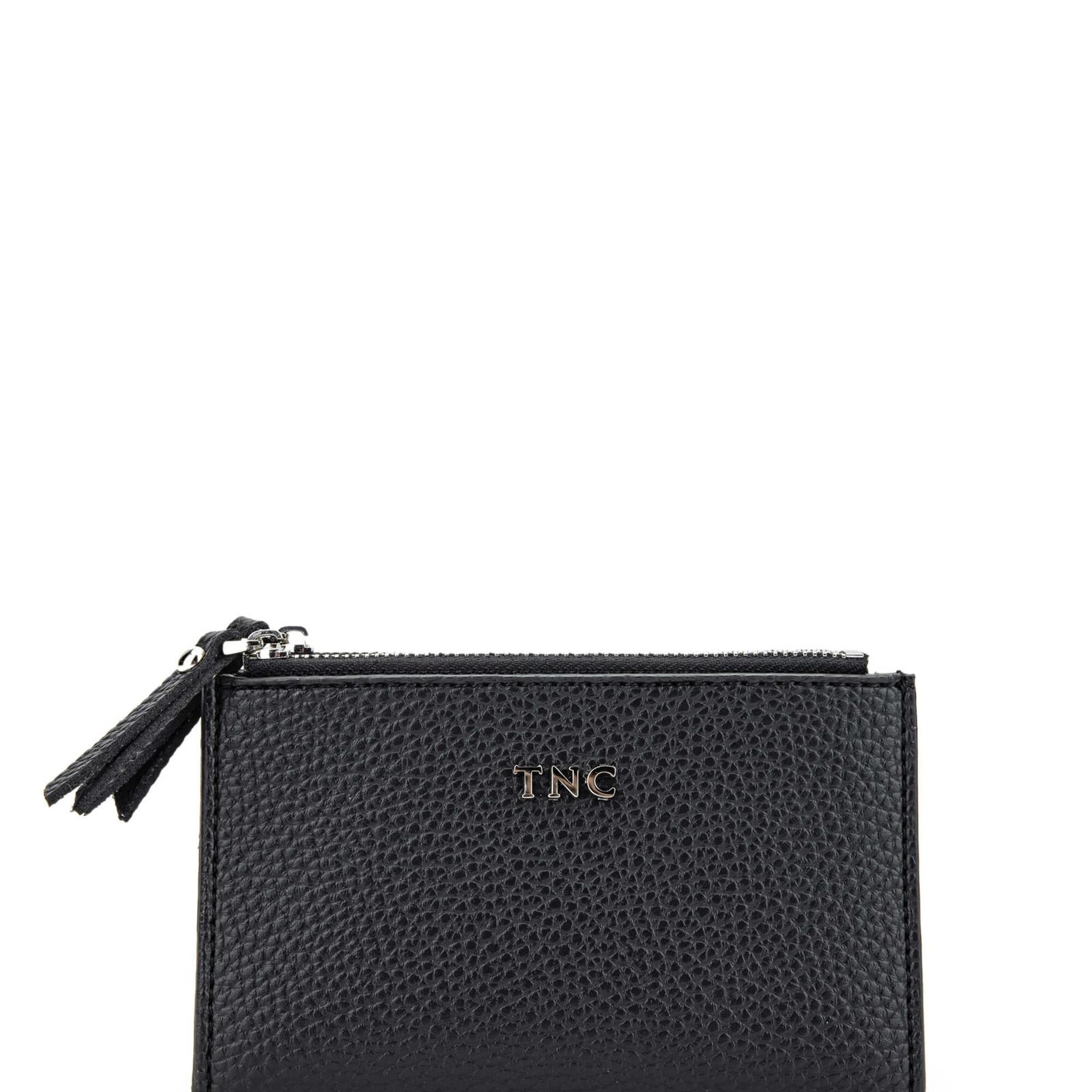 Tamer Tanca Kadın Vegan Siyah Cüzdan Cuzdan