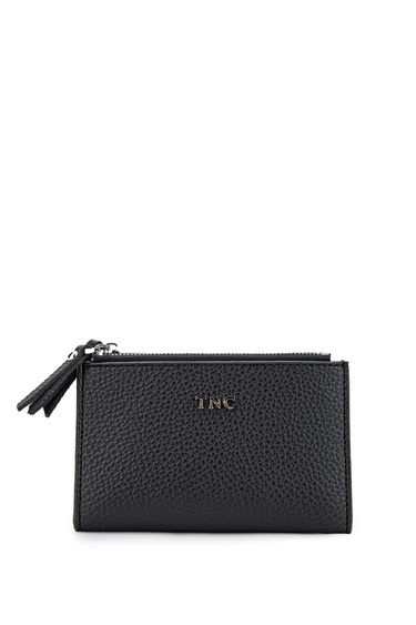  Tamer Tanca Kadın Vegan Siyah Cüzdan Cuzdan