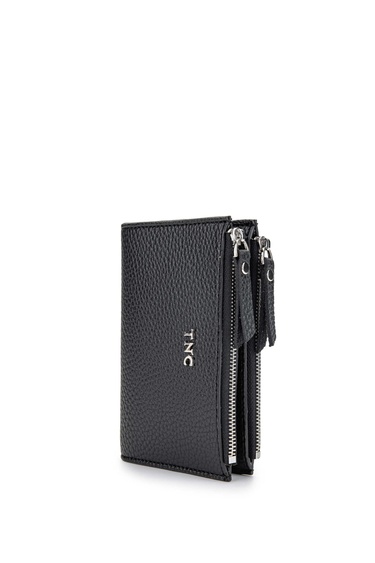  Tamer Tanca Kadın Vegan Siyah Cüzdan Cuzdan