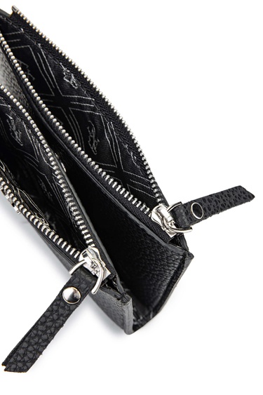  Tamer Tanca Kadın Vegan Siyah Cüzdan Cuzdan