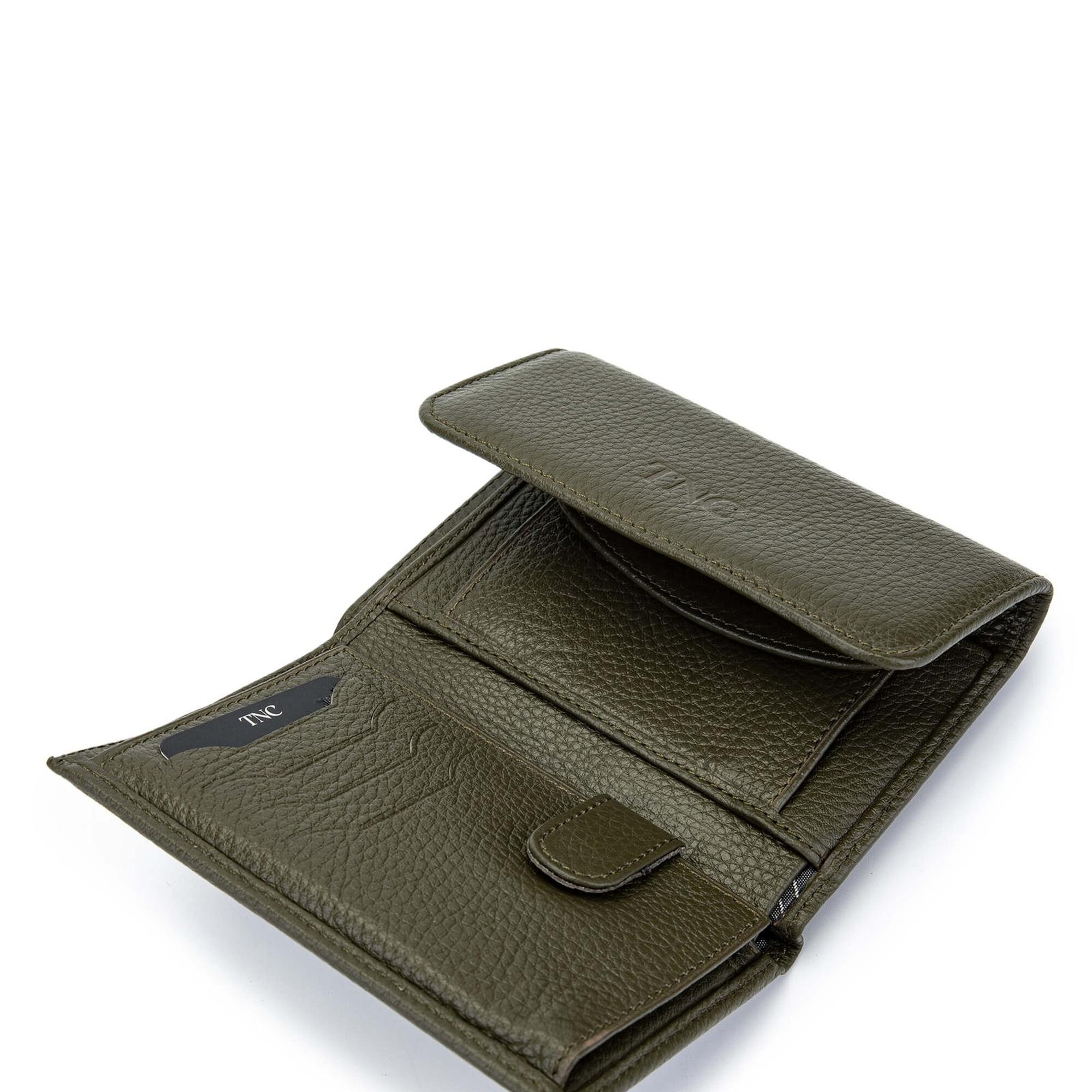 Tamer Tanca Kadın Hakiki Deri Yeşil Cüzdan Cuzdan