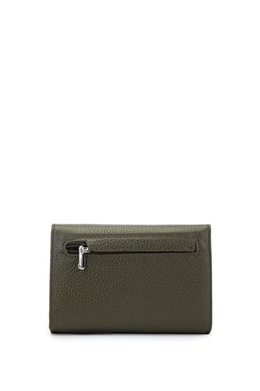  Tamer Tanca Kadın Hakiki Deri Yeşil Cüzdan Cuzdan