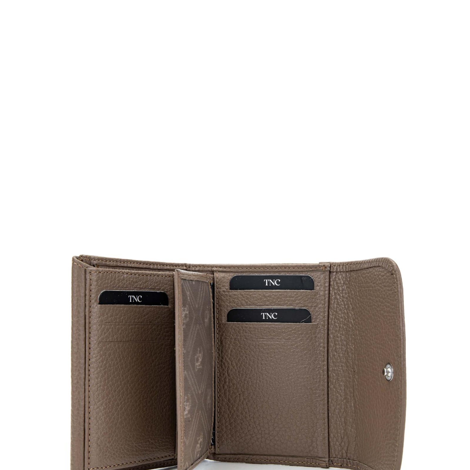 Tamer Tanca Kadın Hakiki Deri Vizon Floter Cüzdan