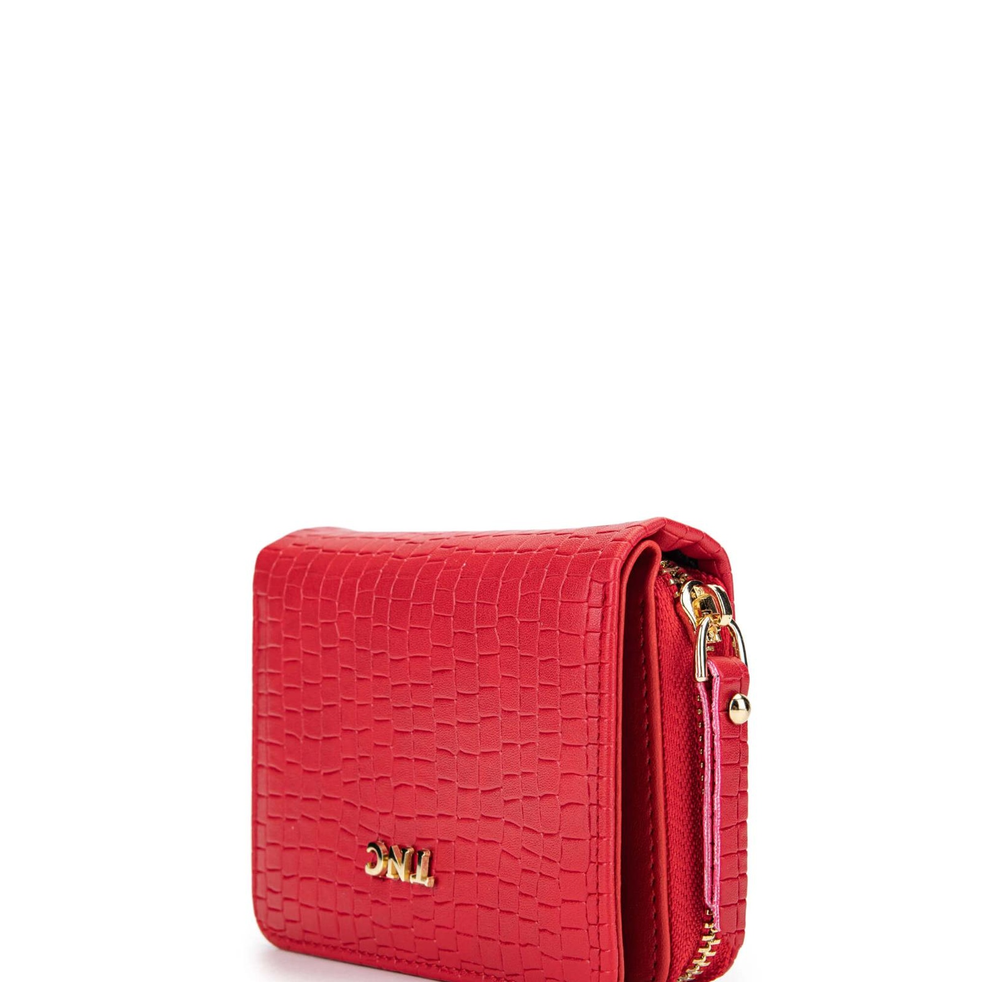 Tamer Tanca Kadın Vegan Kırmızı Cüzdan