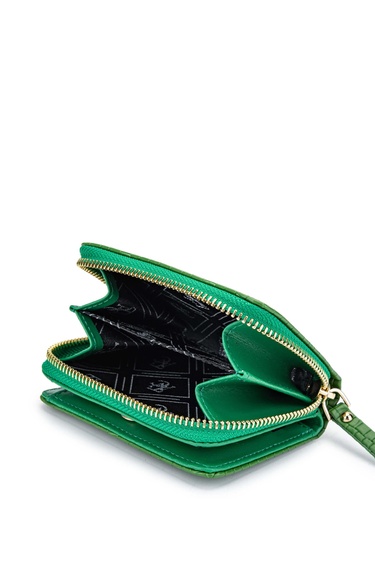  Tamer Tanca Kadın Vegan Yeşil Cüzdan