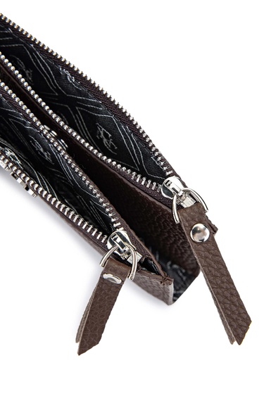  Tamer Tanca Kadın Vegan Kahverengi Cüzdan Cuzdan