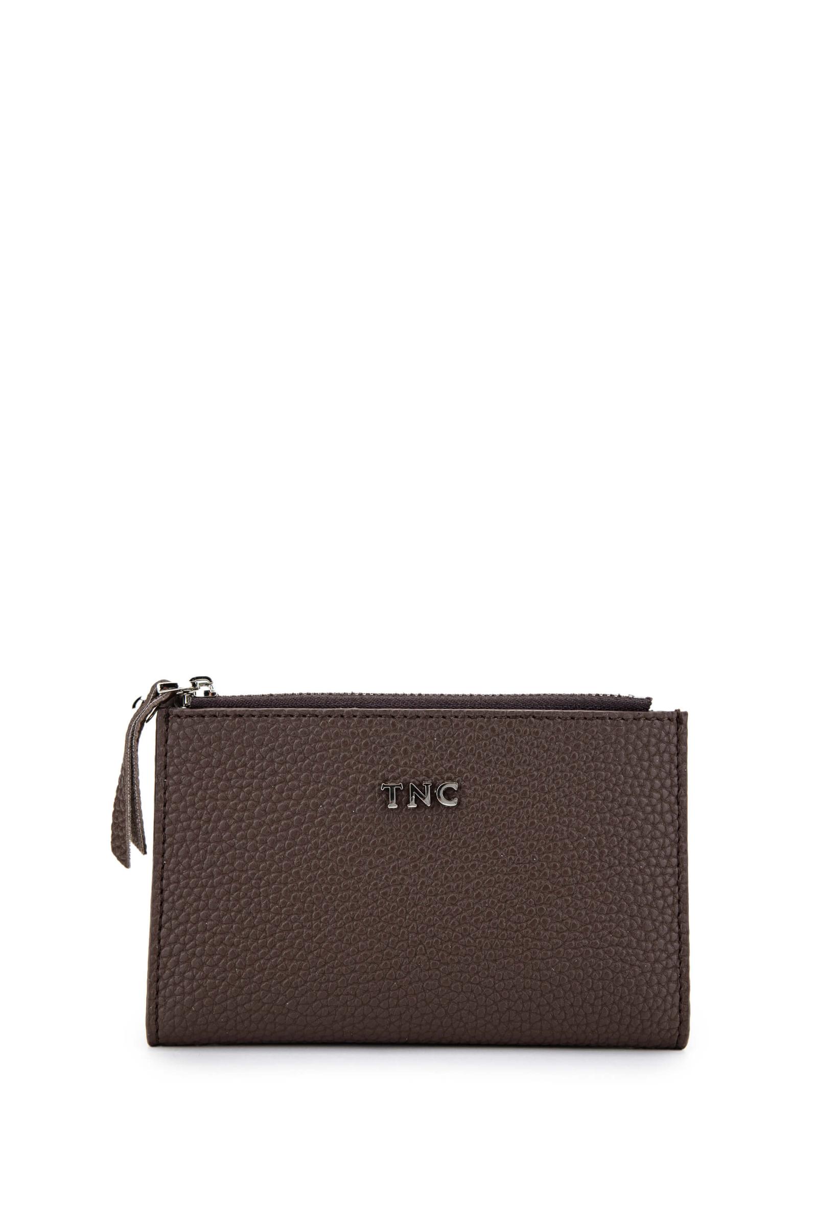  Tamer Tanca Kadın Vegan Kahverengi Cüzdan Cuzdan