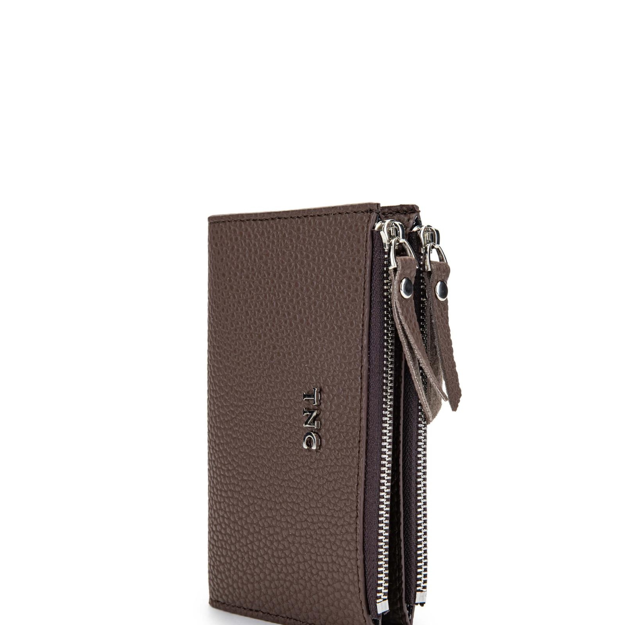 Tamer Tanca Kadın Vegan Kahverengi Cüzdan Cuzdan