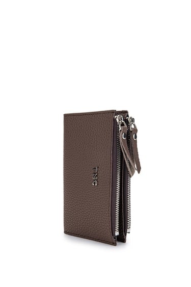  Tamer Tanca Kadın Vegan Kahverengi Cüzdan Cuzdan