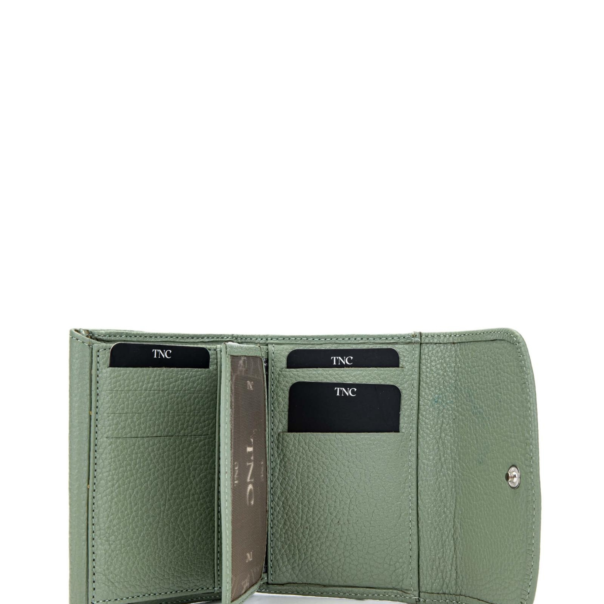 Tamer Tanca Kadın Hakiki Deri Su Yeşili Cüzdan