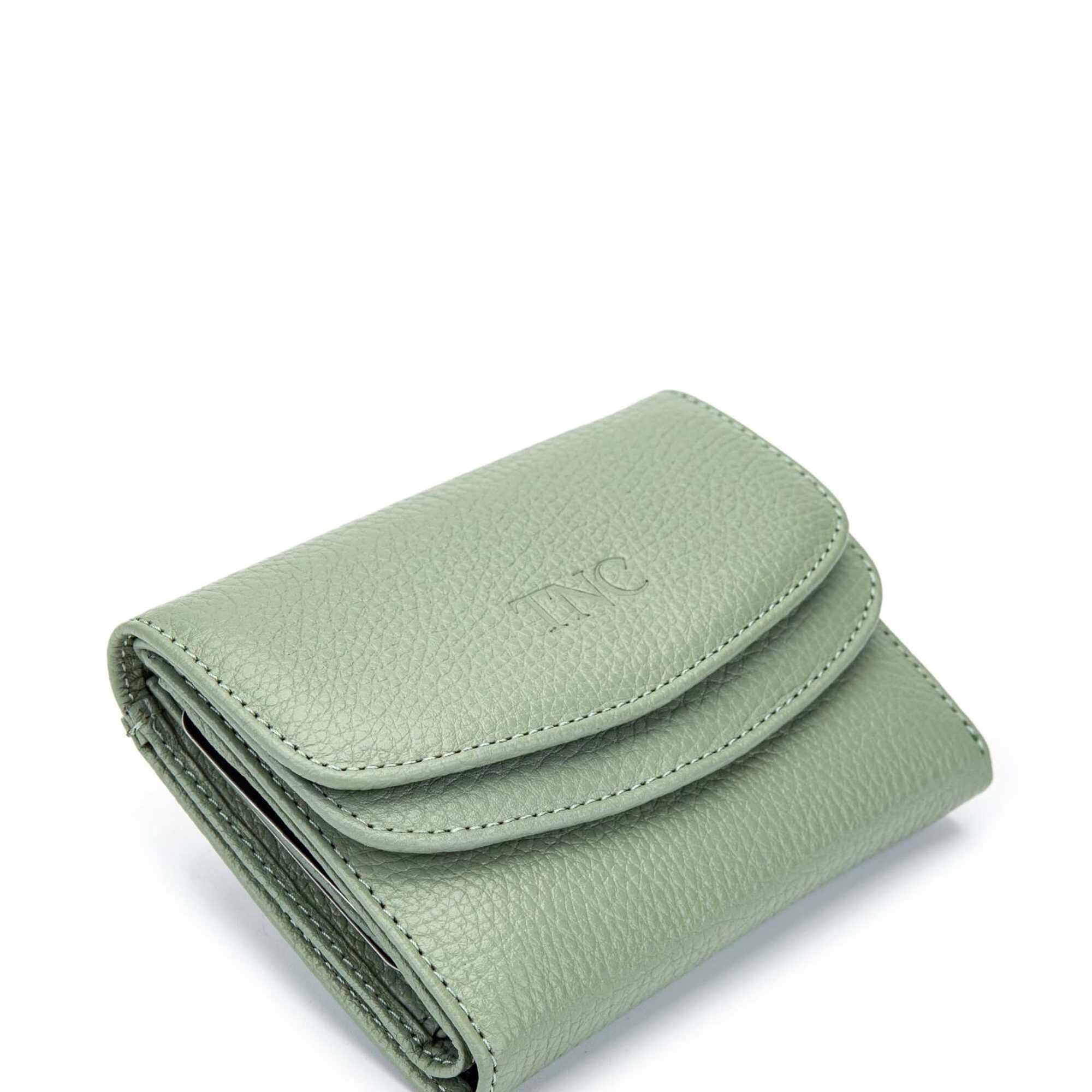 Tamer Tanca Kadın Hakiki Deri Su Yeşili Cüzdan