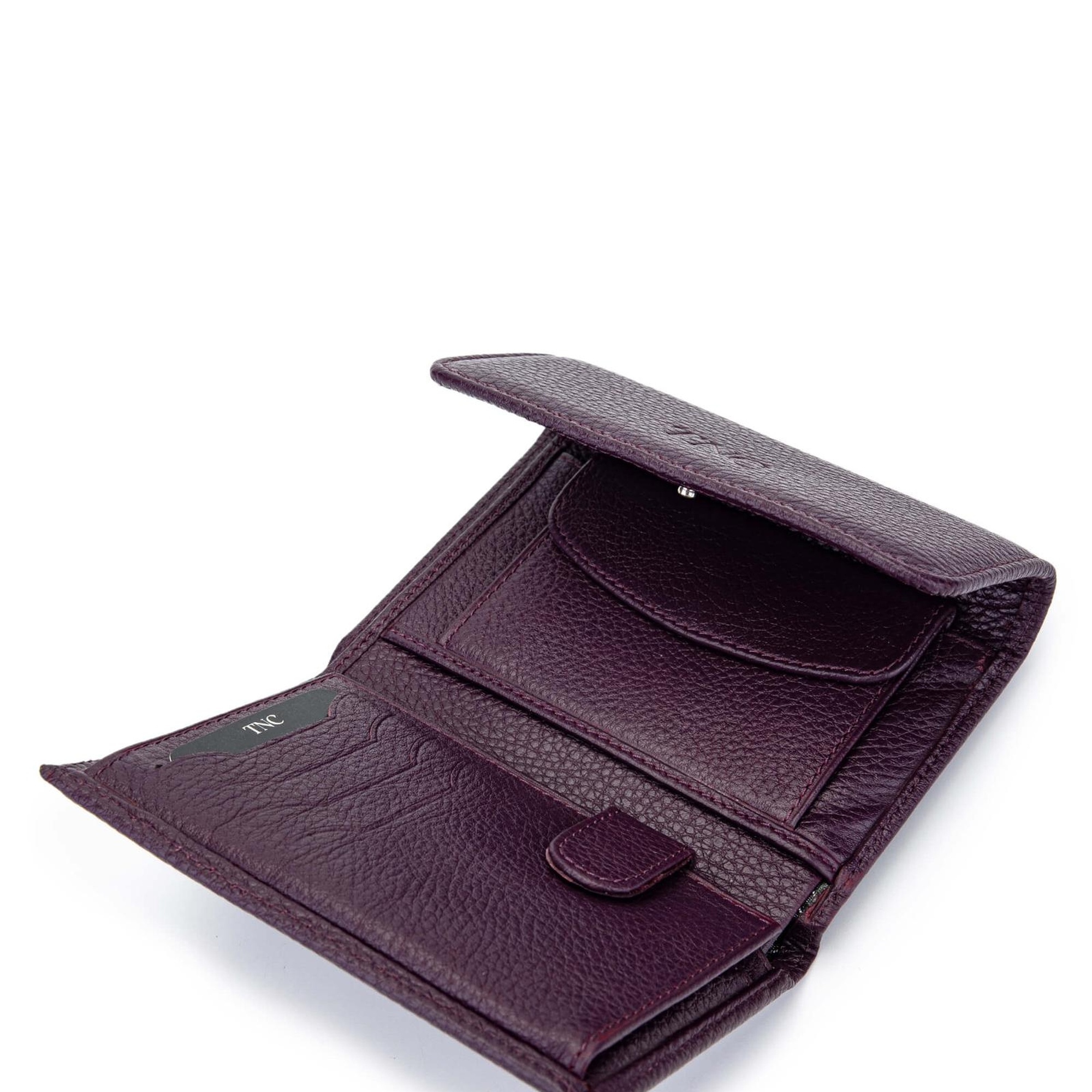 Tamer Tanca Kadın Hakiki Deri Mor Cüzdan Cuzdan