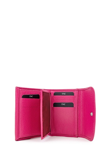  Tamer Tanca Kadın Hakiki Deri Fuşya Cüzdan