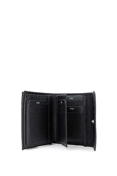  Tamer Tanca Kadın Hakiki Deri Siyah Cüzdan