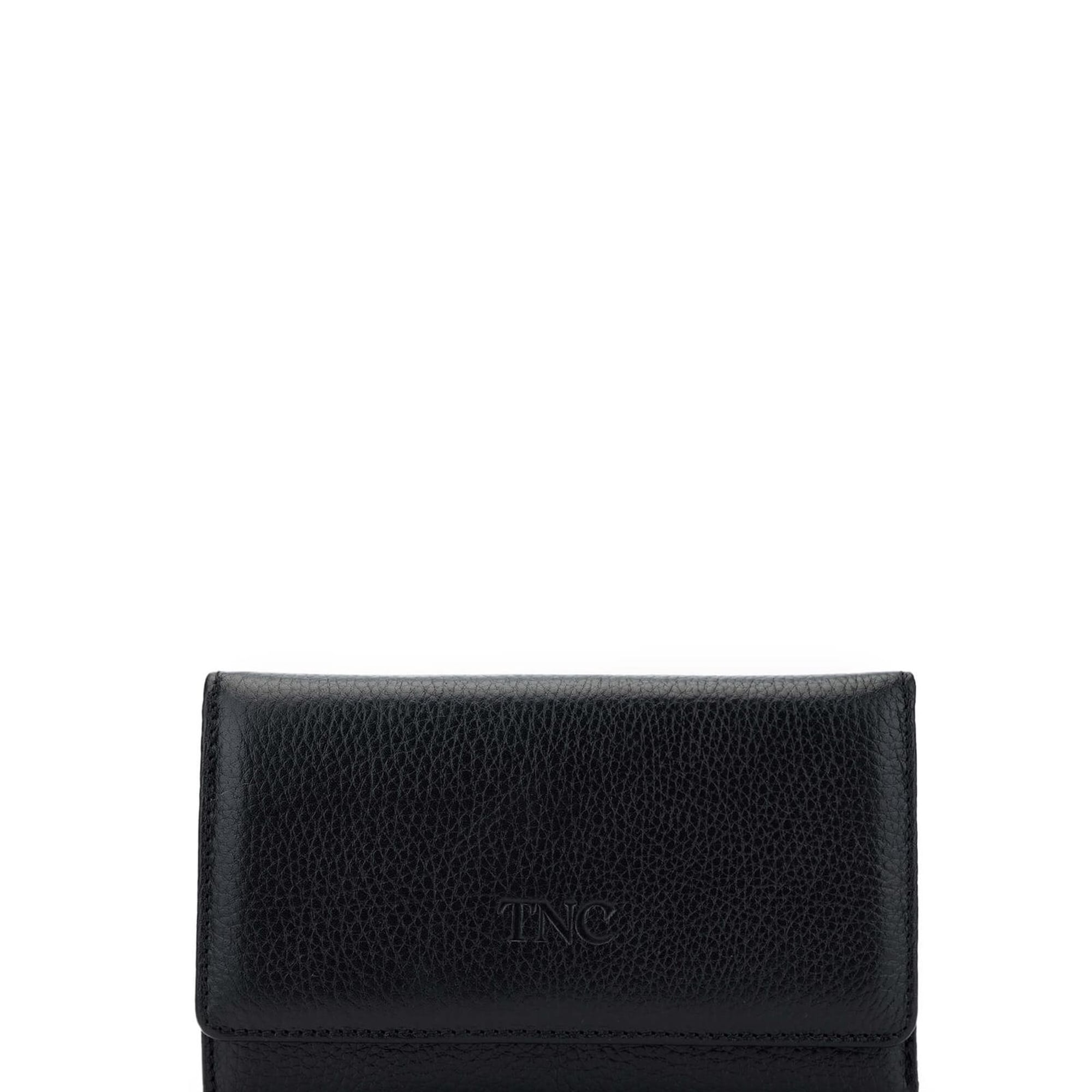 Tamer Tanca Kadın Hakiki Deri Siyah Cüzdan Cuzdan