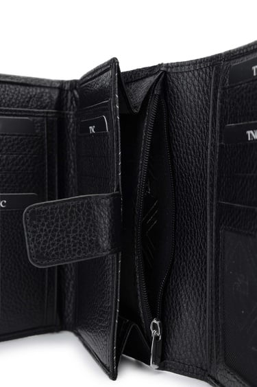  Tamer Tanca Kadın Hakiki Deri Siyah Cüzdan Cuzdan
