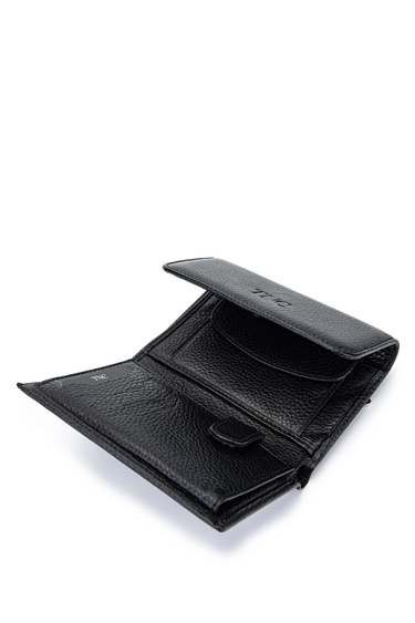  Tamer Tanca Kadın Hakiki Deri Siyah Cüzdan Cuzdan