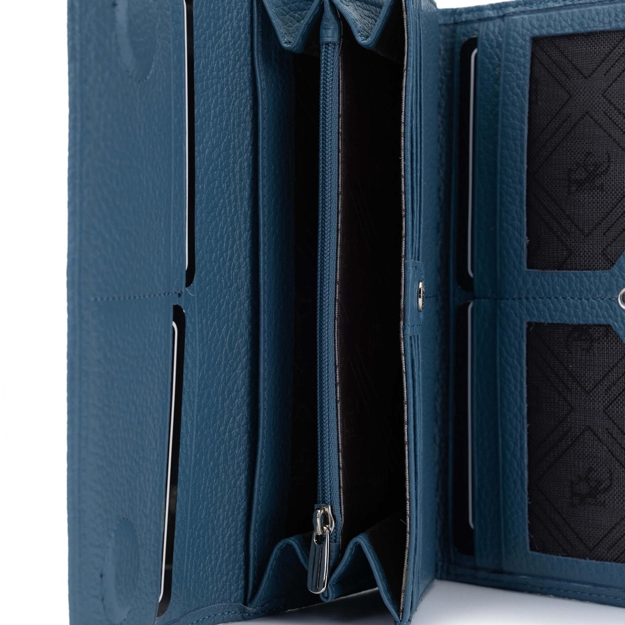 Tamer Tanca Kadın Hakiki Deri Jean Günlük Cuzdan