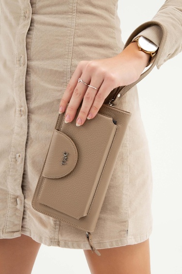  Tamer Tanca Kadın Hakiki Deri Vizon Günlük Cuzdan