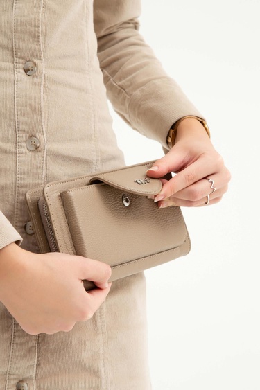  Tamer Tanca Kadın Hakiki Deri Vizon Günlük Cuzdan