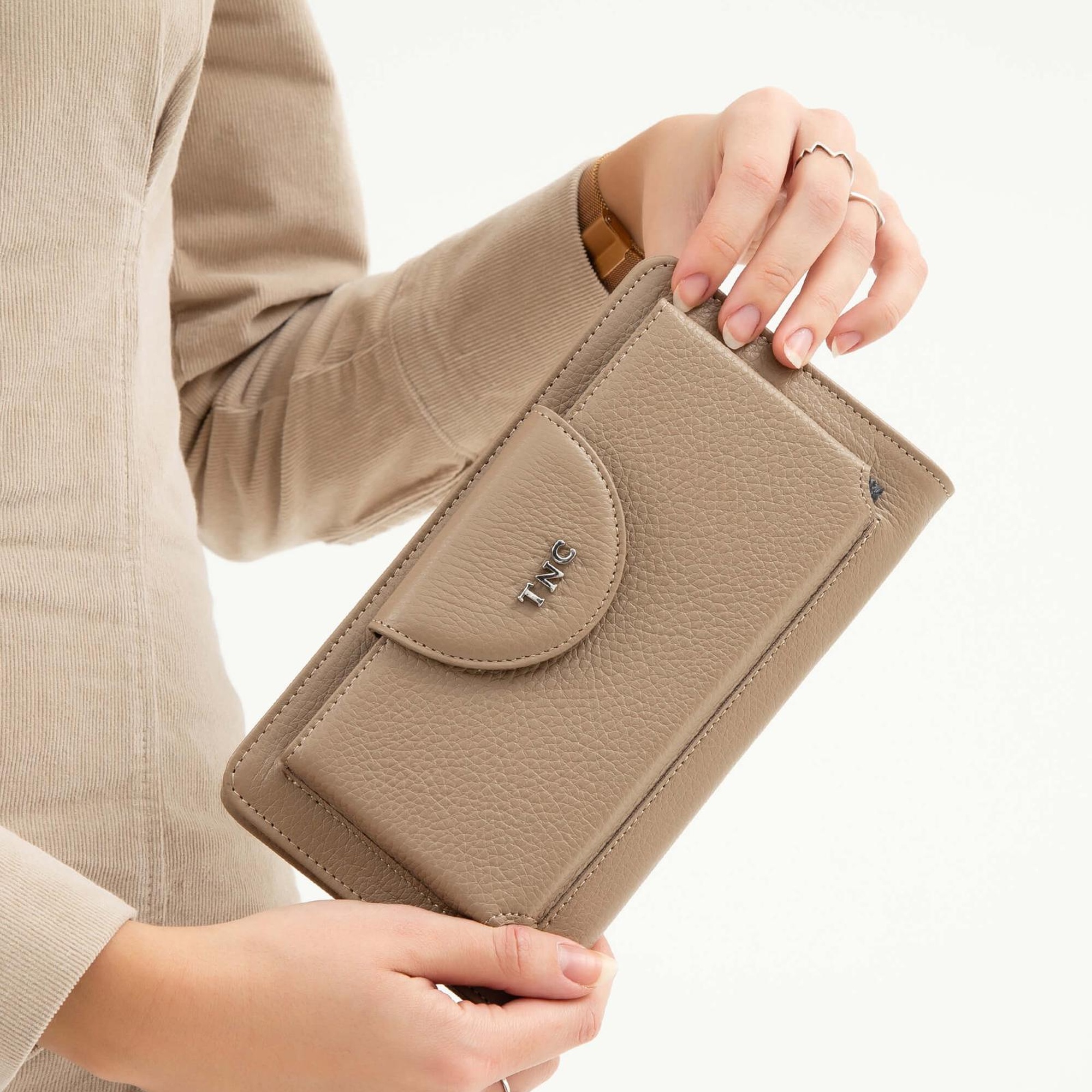 Tamer Tanca Kadın Hakiki Deri Vizon Günlük Cuzdan