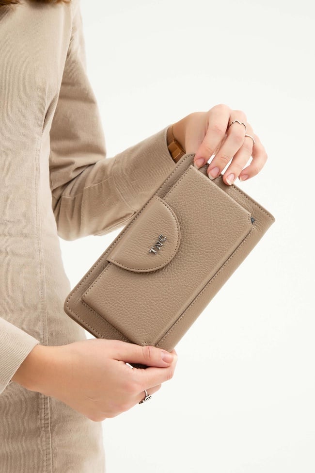  Tamer Tanca Kadın Hakiki Deri Vizon Günlük Cuzdan