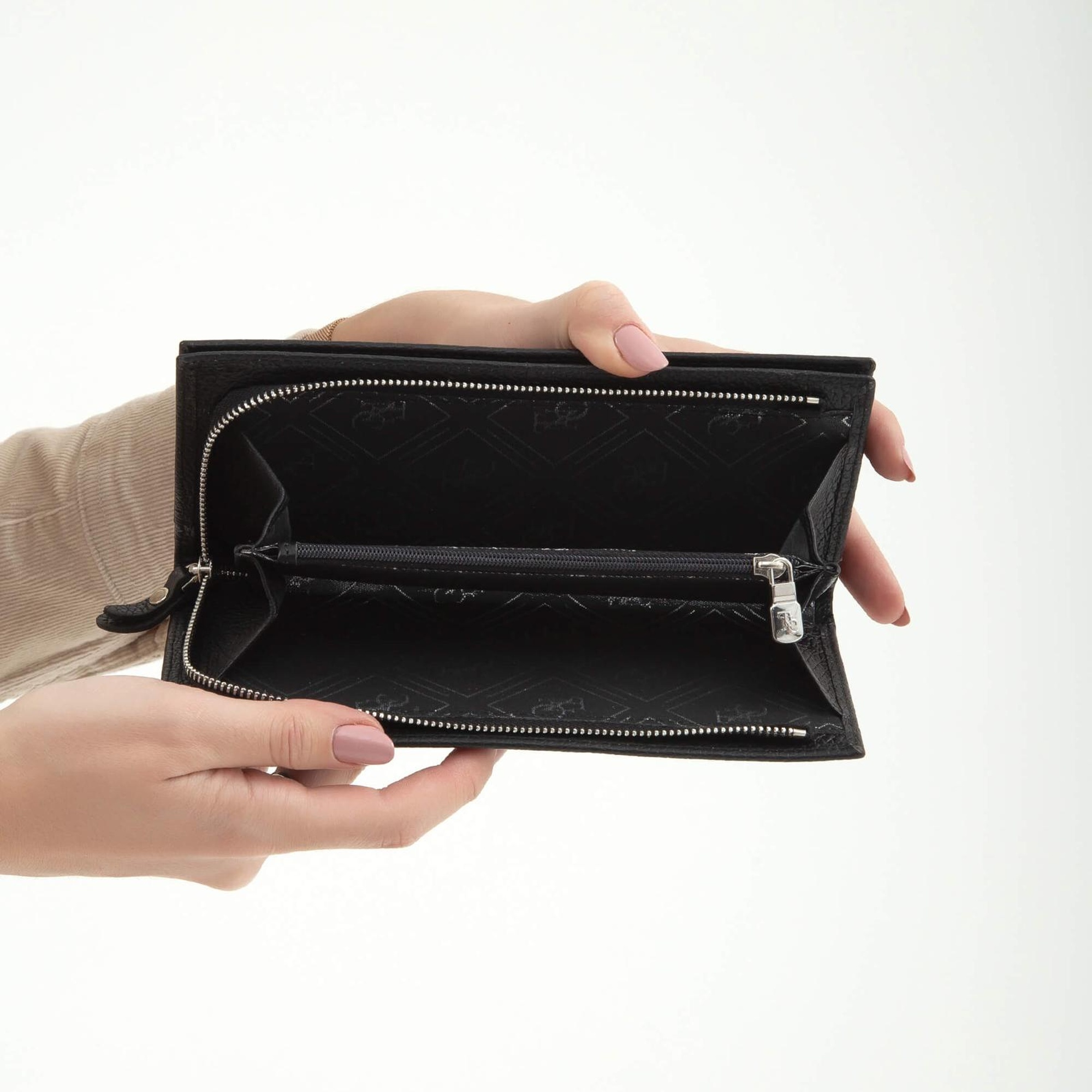 Tamer Tanca Kadın Hakiki Deri Siyah Günlük Cuzdan