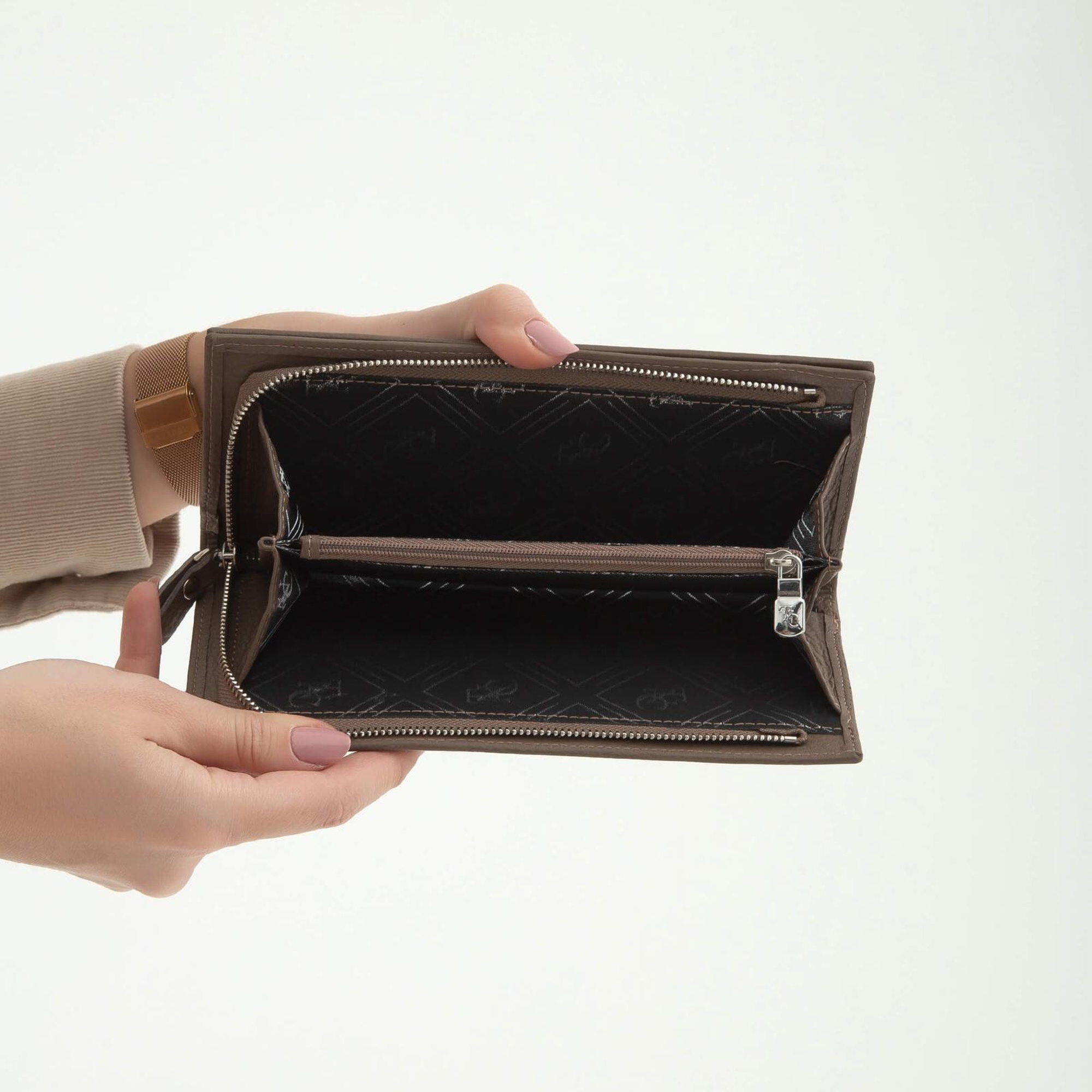 Tamer Tanca Kadın Hakiki Deri Vizon Günlük Cuzdan