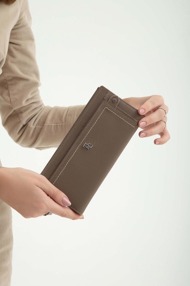  Tamer Tanca Kadın Hakiki Deri Vizon Günlük Cuzdan