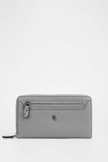  Tamer Tanca Kadın Hakiki Deri Gri Günlük Cuzdan