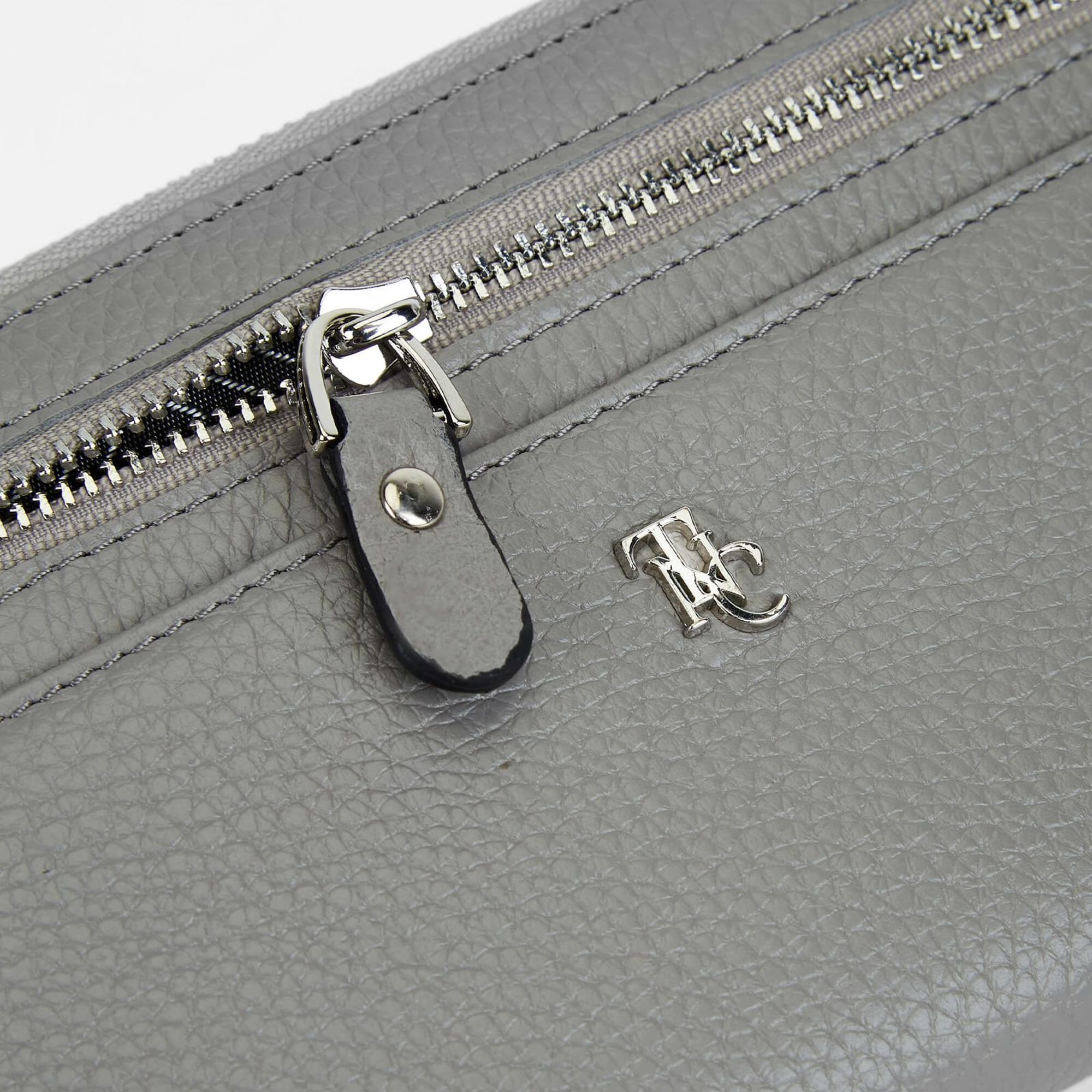 Tamer Tanca Kadın Hakiki Deri Gri Günlük Cuzdan