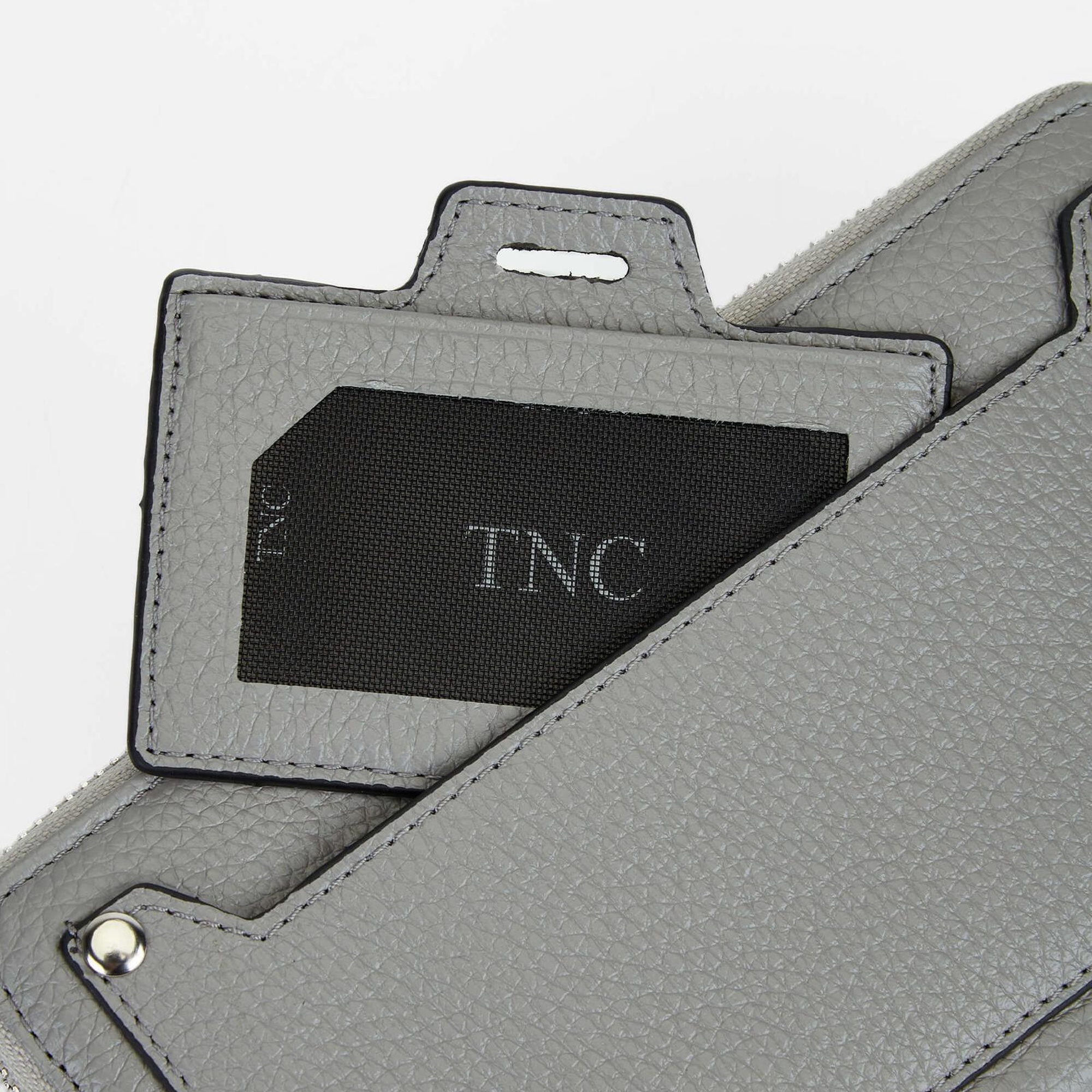 Tamer Tanca Kadın Hakiki Deri Gri Günlük Cuzdan