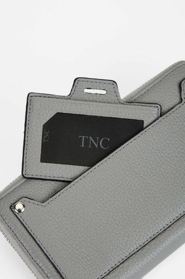  Tamer Tanca Kadın Hakiki Deri Gri Günlük Cuzdan