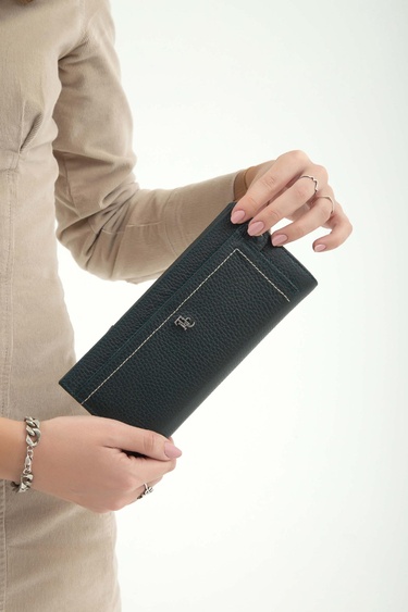  Tamer Tanca Kadın Hakiki Deri Petrol Günlük Cuzdan