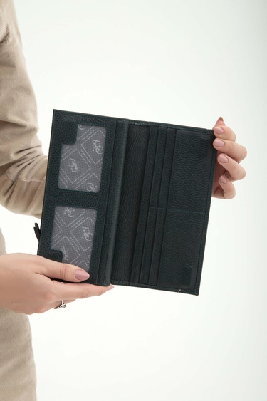  Tamer Tanca Kadın Hakiki Deri Petrol Günlük Cuzdan