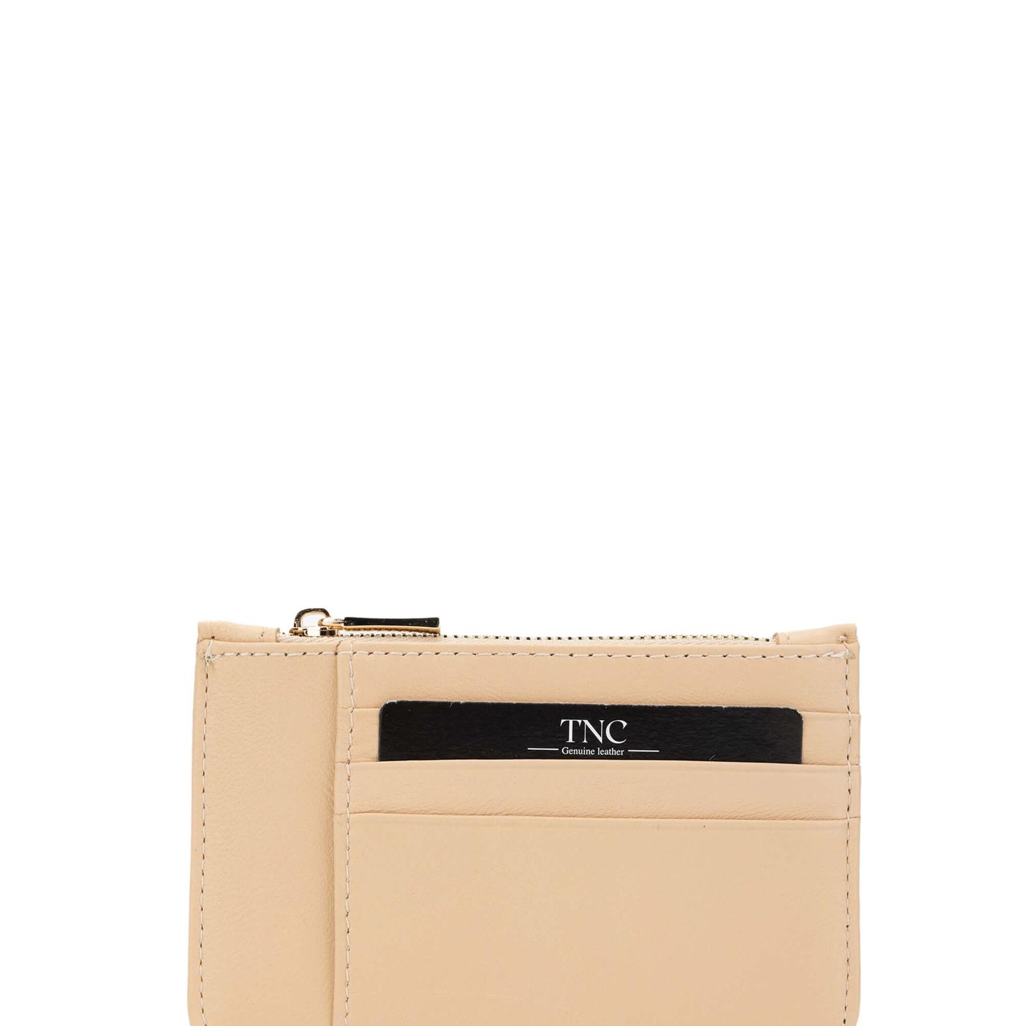 Tamer Tanca Unisex Hakiki Deri Bej Kartlık