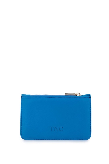  Tamer Tanca Unisex Hakiki Deri Mavi Kartlık