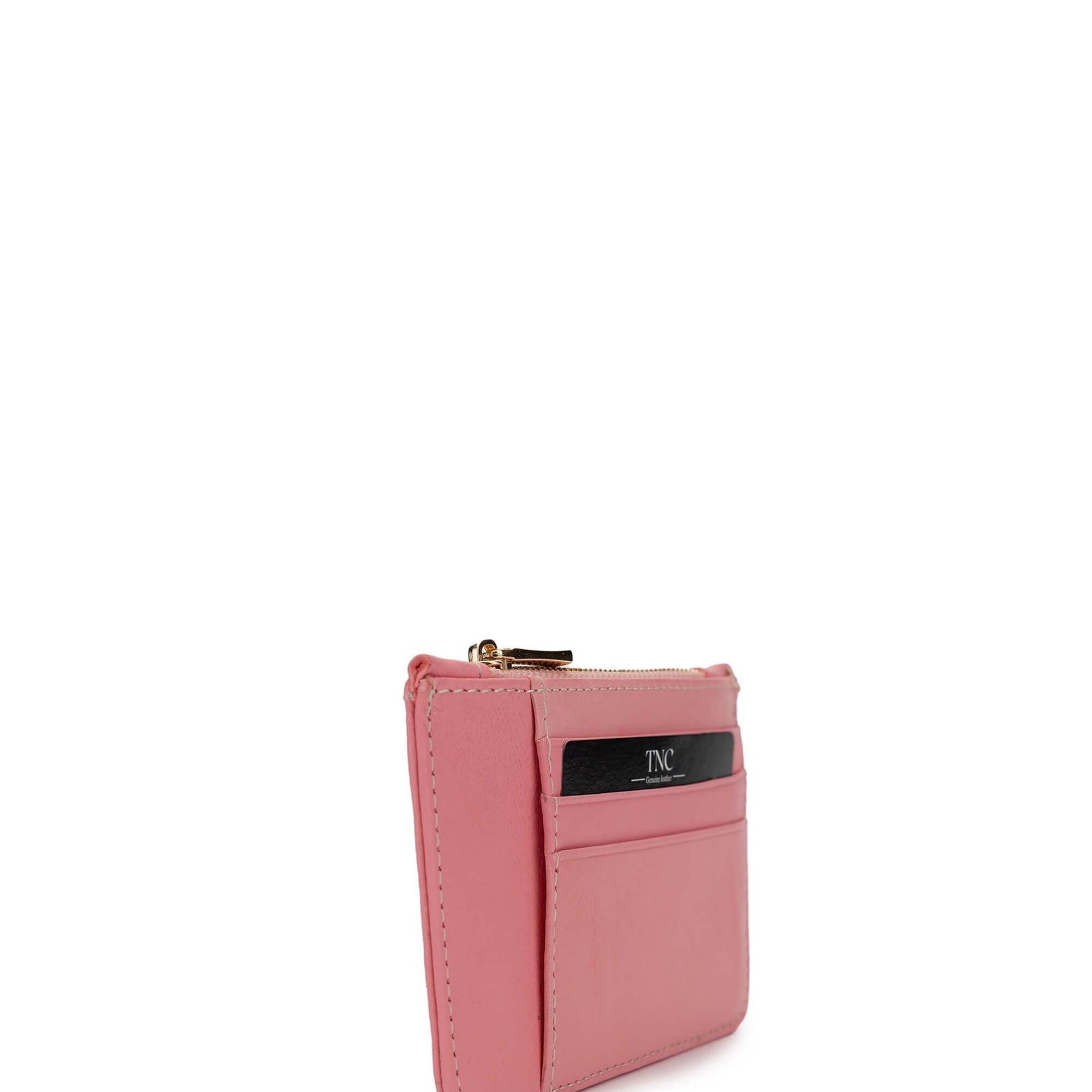 Tamer Tanca Unisex Hakiki Deri Pembe Kartlık