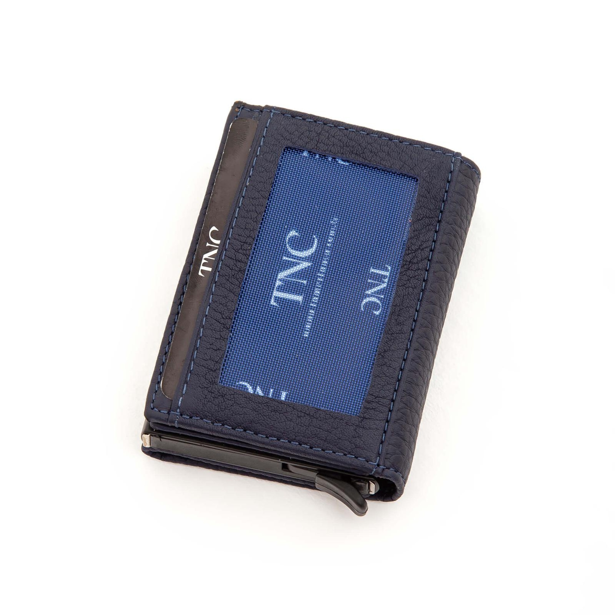 Tamer Tanca Erkek Hakiki Deri Lacivert Kartlık