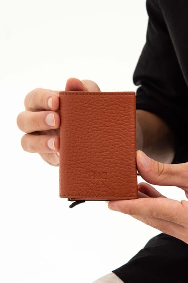  Tamer Tanca Erkek Hakiki Deri Taba Kartlık