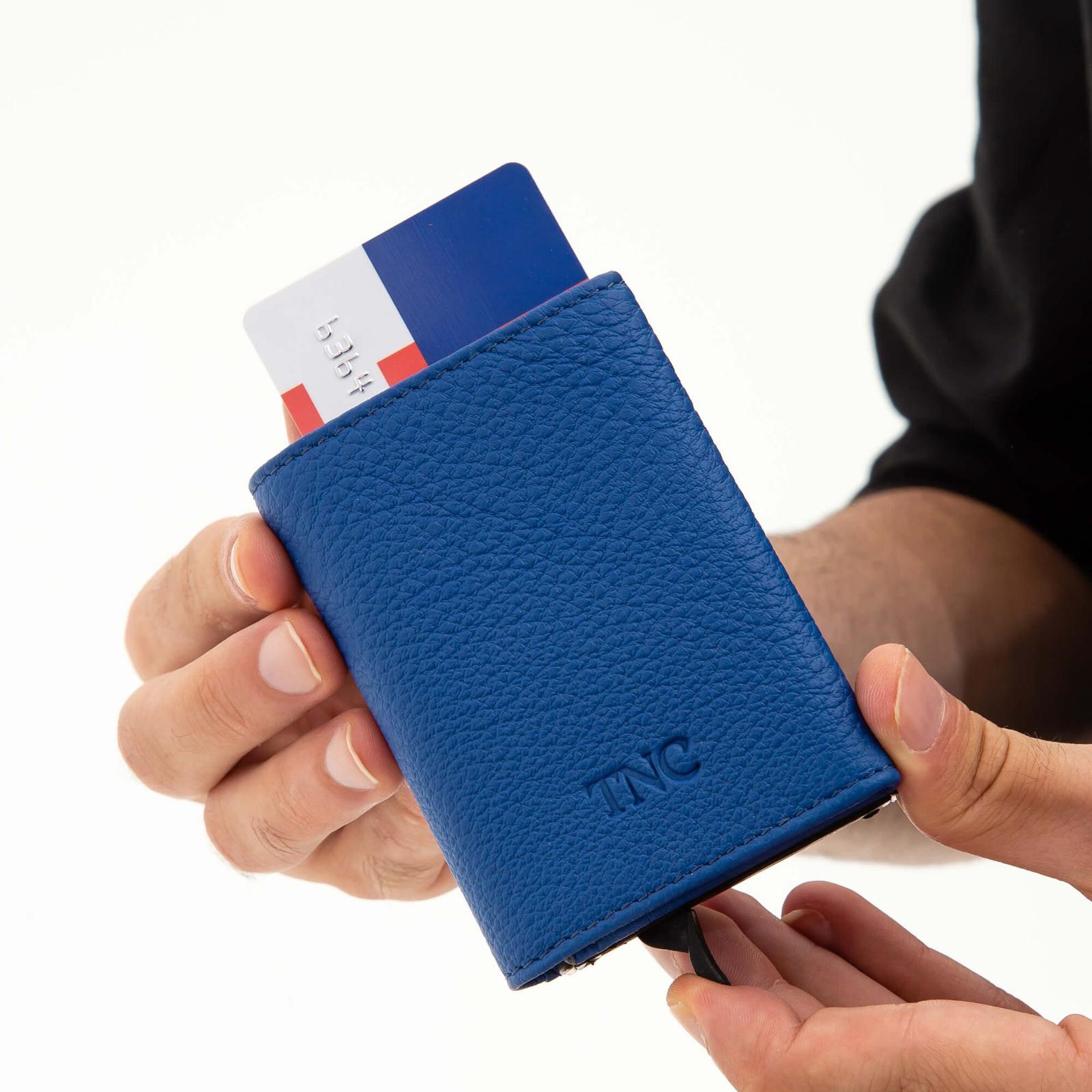 Tamer Tanca Erkek Hakiki Deri Jean Kartlık