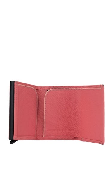  Tamer Tanca Erkek Hakiki Deri Pembe Kartlık