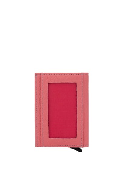  Tamer Tanca Erkek Hakiki Deri Pembe Kartlık