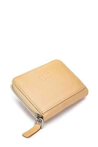  Tamer Tanca Unisex Hakiki Deri Bej Kartlık