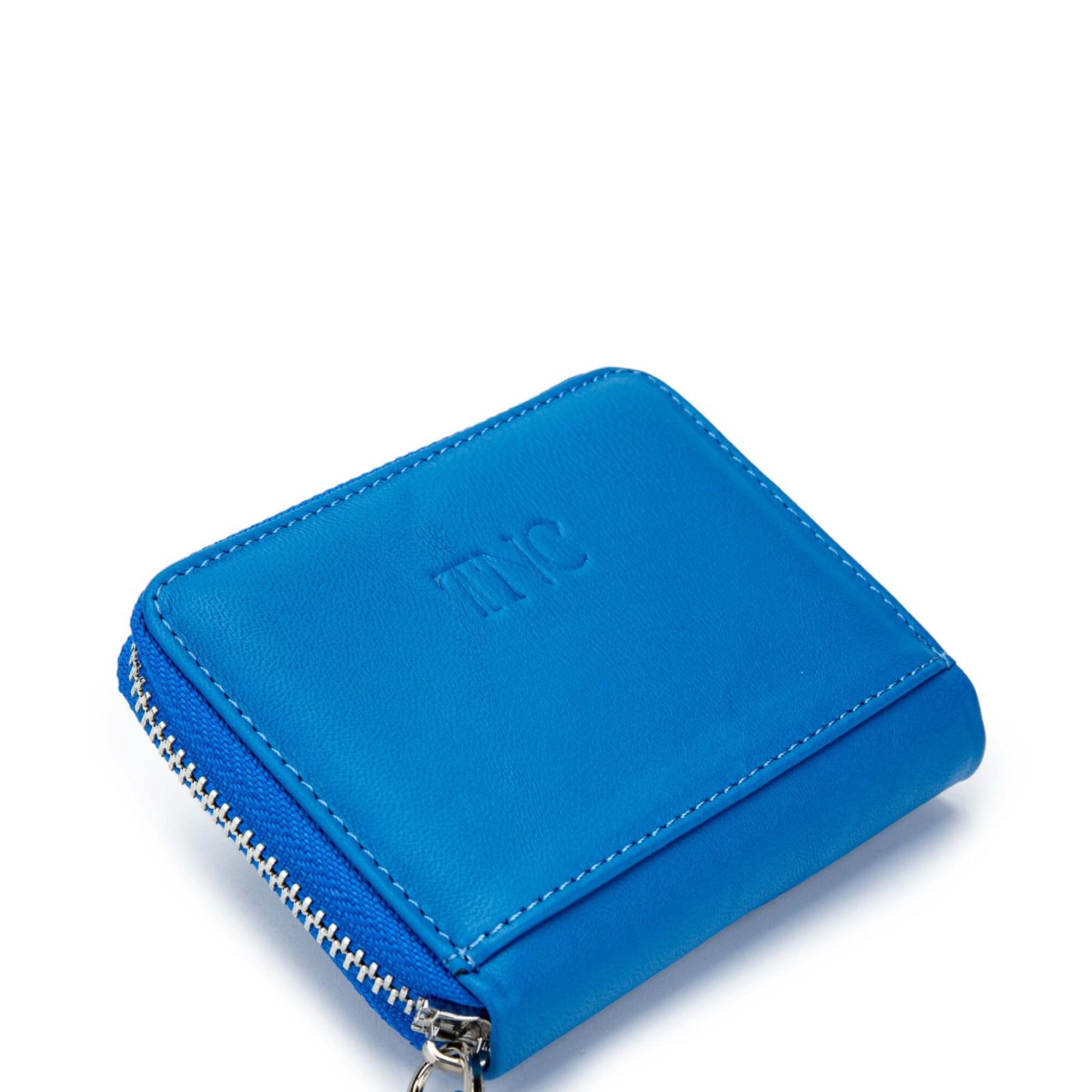 Tamer Tanca Unisex Hakiki Deri Mavi Kartlık