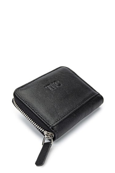  Tamer Tanca Unisex Hakiki Deri Siyah Havyar Kartlık